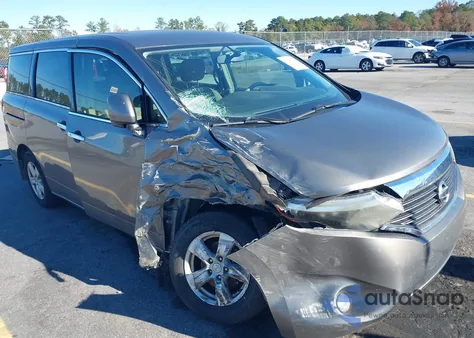 2015 Nissan Quest Sv z USA, uszkodzony, nr VIN JN8AE2KP7F9130023